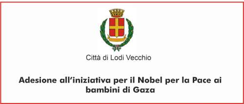 Adesione all\'iniziativa per il  Nobel per la Pace ai bambini di Gaza