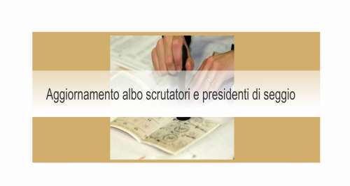 img title Aggiornamento albo scrutatori e Presidenti di seggio