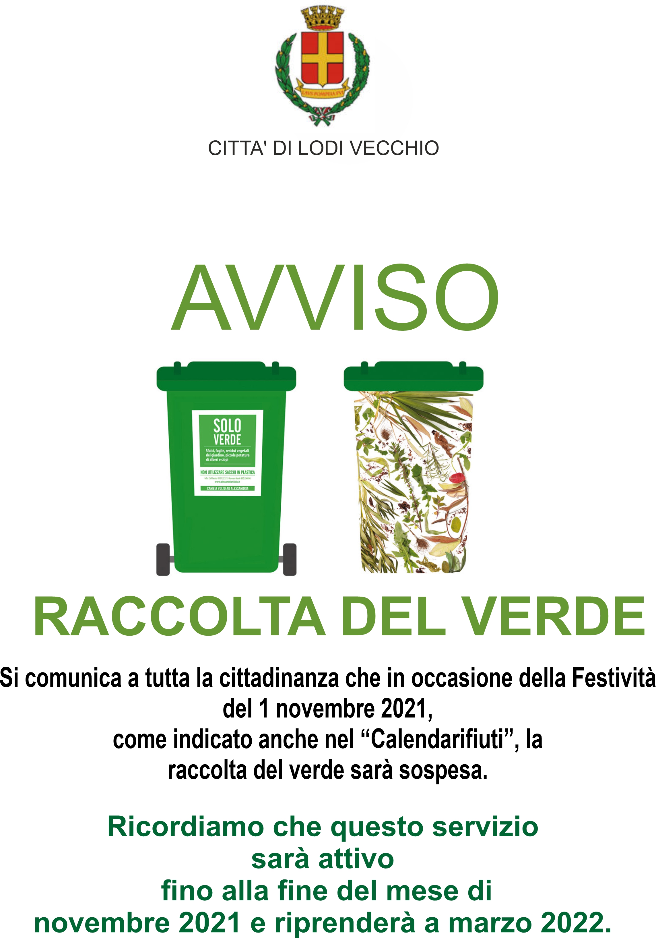 RACCOLTA VERDE