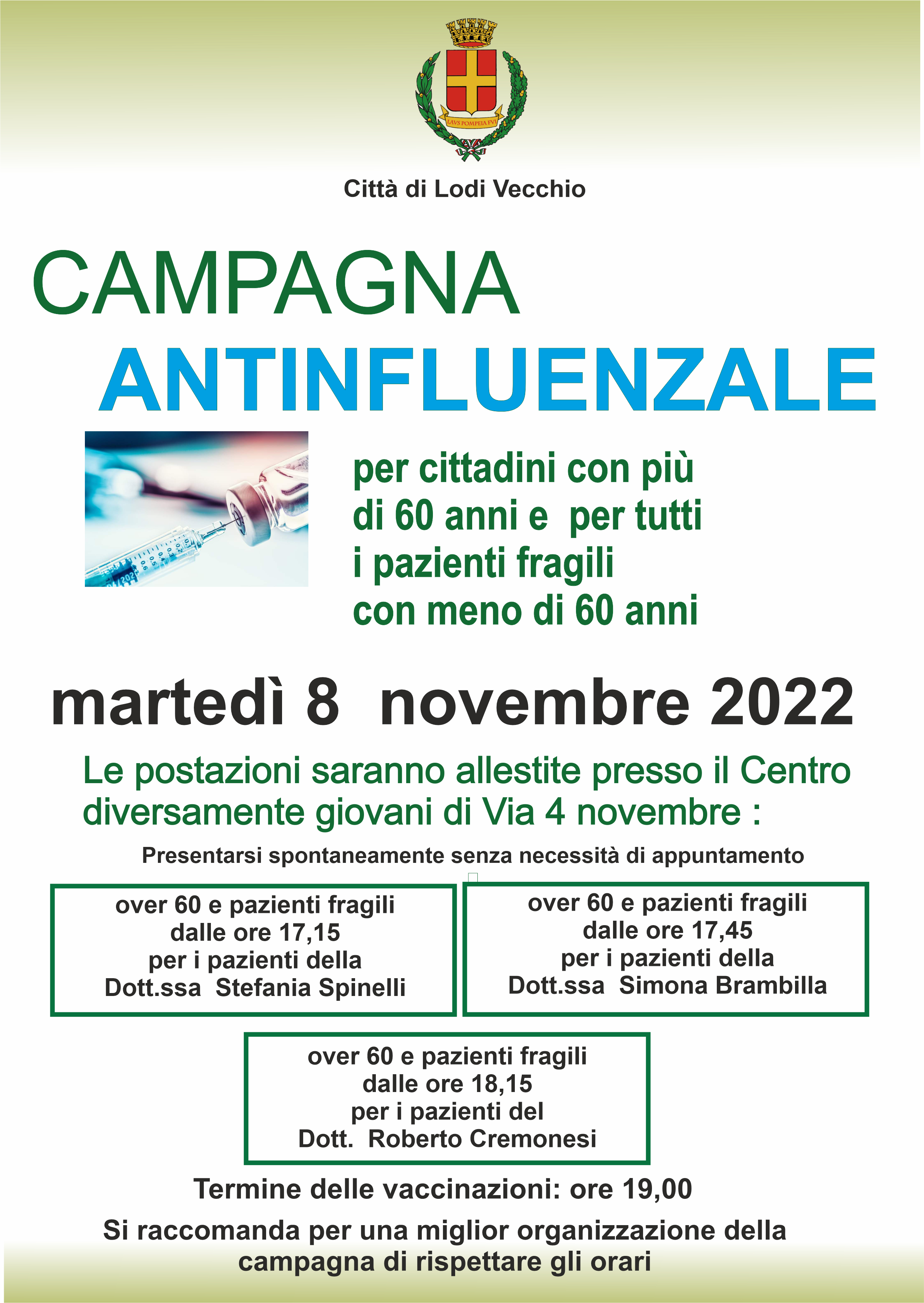 over 60 e pazienti fragili