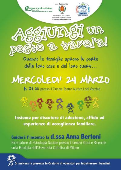 aggiungi un posto a tavola