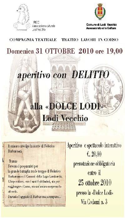 aperitivo con delitto